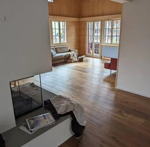 Region De Gstaad - Ultra Modern Apartment- Huge Roof Terrace - Great Views דירה צווייזימן